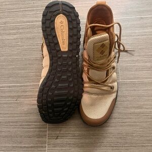 Columbia Beige and Brown Trail Shoes